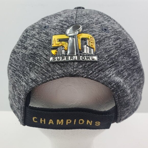 Denver Broncos Hat Super Bowl 50 Champions 2016 New Era 9Forty NFL Hook & Loop - Picture 2 of 13